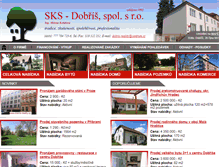 Tablet Screenshot of dobris-reality.cz